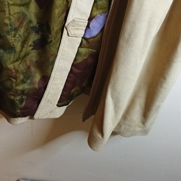 Vintage Dark Tan Leather Men's Full Body Long Duster XL - Picture 8 of 16